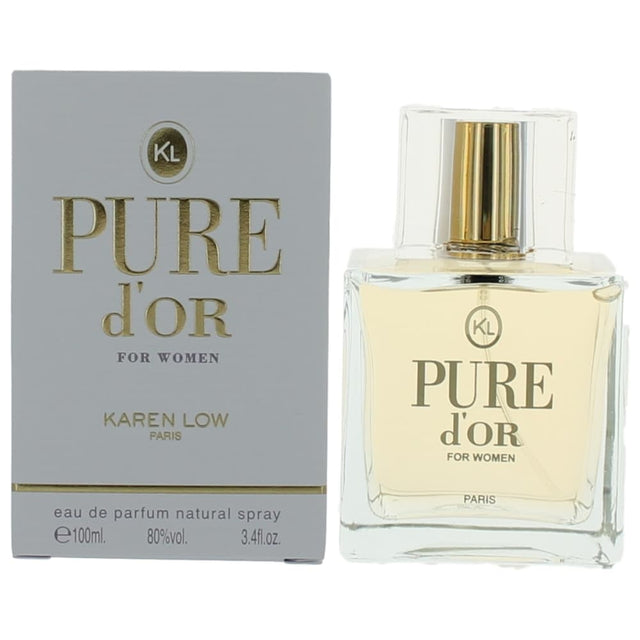 Pure D'or by Karen Low, 3.4 oz EDP Spray for Women - OleBella
