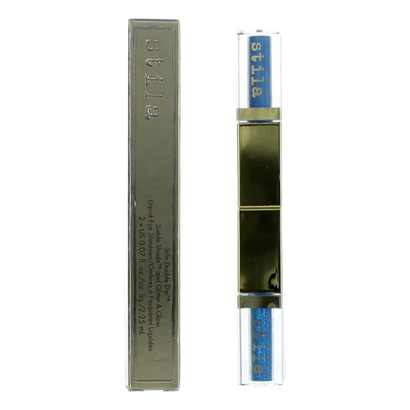Stila Double Dip by Stila Beauty, 2 x .07 oz Liquid Eye Shadows- Blue Jean - OleBella