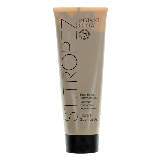 St. Tropez Instant Glow, 3.3oz Face & Body Bronzer for Unisex - Light Medium - OleBella