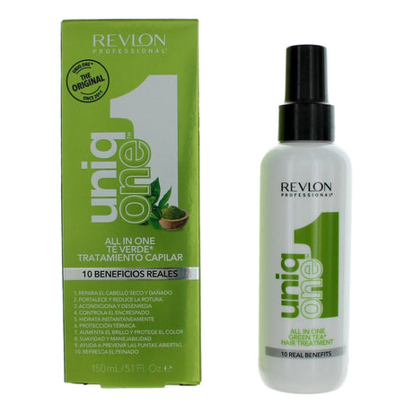 UniqOne All In One Green Tea Hair Treatment by Revlon, 5.1oz Hair Treatment - OleBella