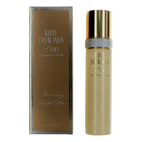 White Diamonds Legacy by Elizabeth Taylor, 3.3 oz EDT Spray for Women - OleBella