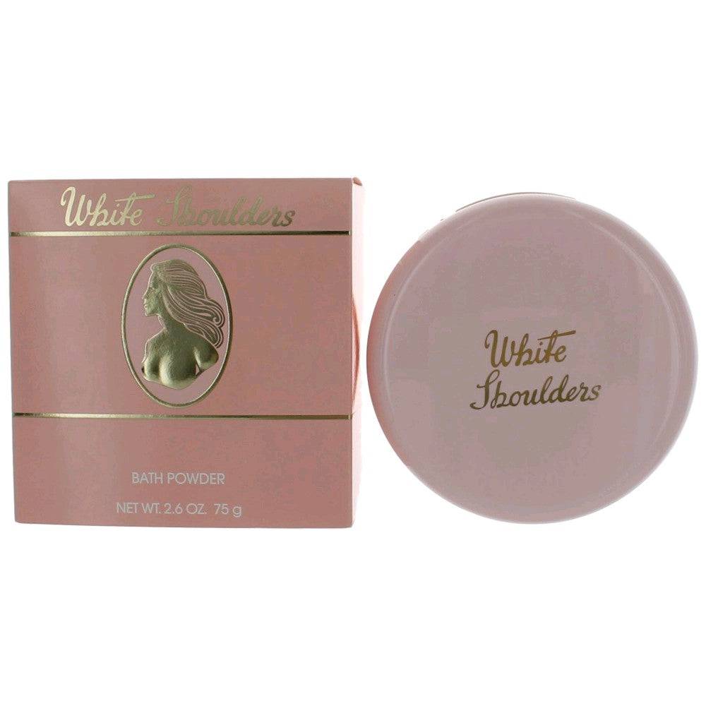 White Shoulders by Parfums International, 2.6 oz Bath Powder for Women - OleBella