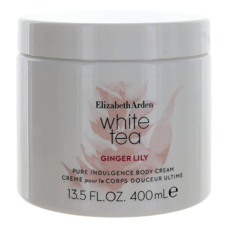 White Tea Ginger Lily by Elizabeth Arden, 13.5 oz Body Cream for Women - OleBella