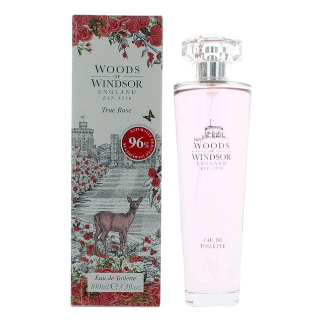 Woods of Windsor True Rose by Woods of Windsor, 3.3 oz EDT Spray women - OleBella