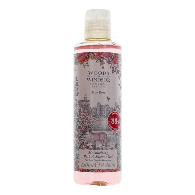 Woods Of Windsor True Rose, 8.4oz Moisturising Bath & Showe Gel women Unboxed - OleBella