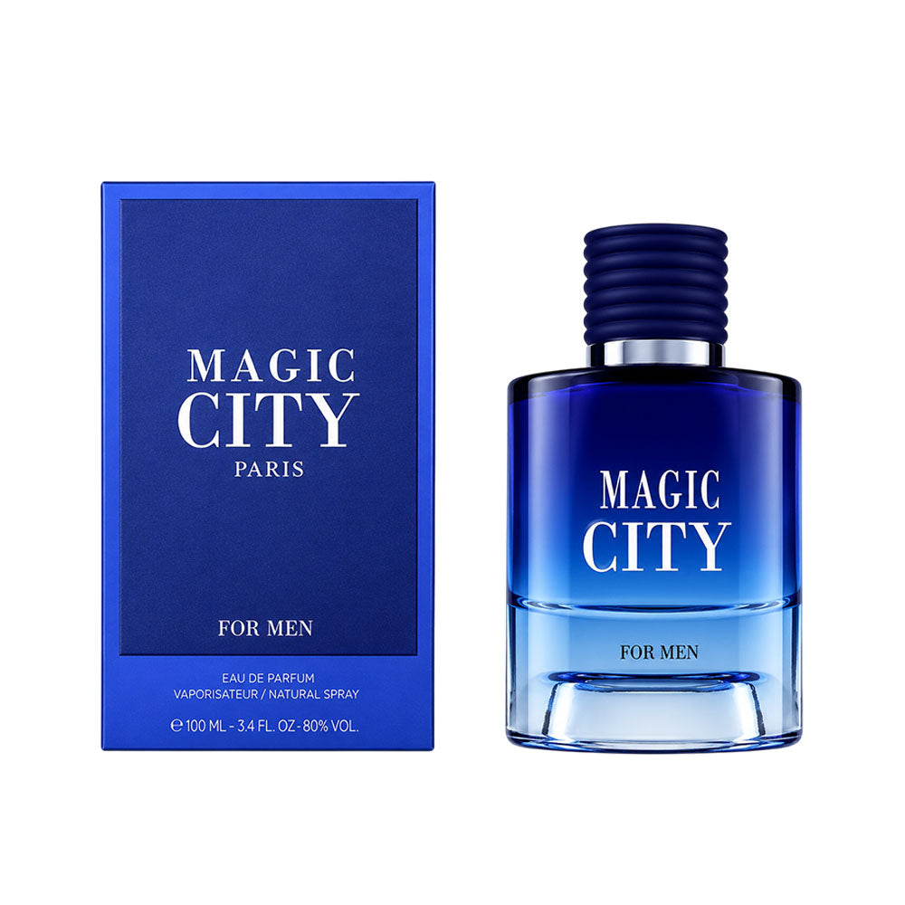 Elysees Fashion Magic City Men EDP, 3.4 oz / 100 ml by Elysees