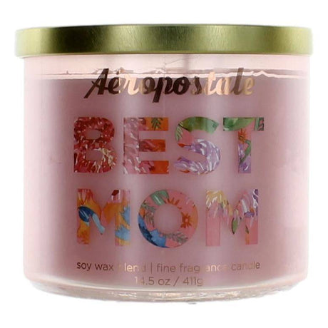 Aeropostale 14.5 oz Soy Wax Blend 3 Wick Candle- Best Mom - OleBella