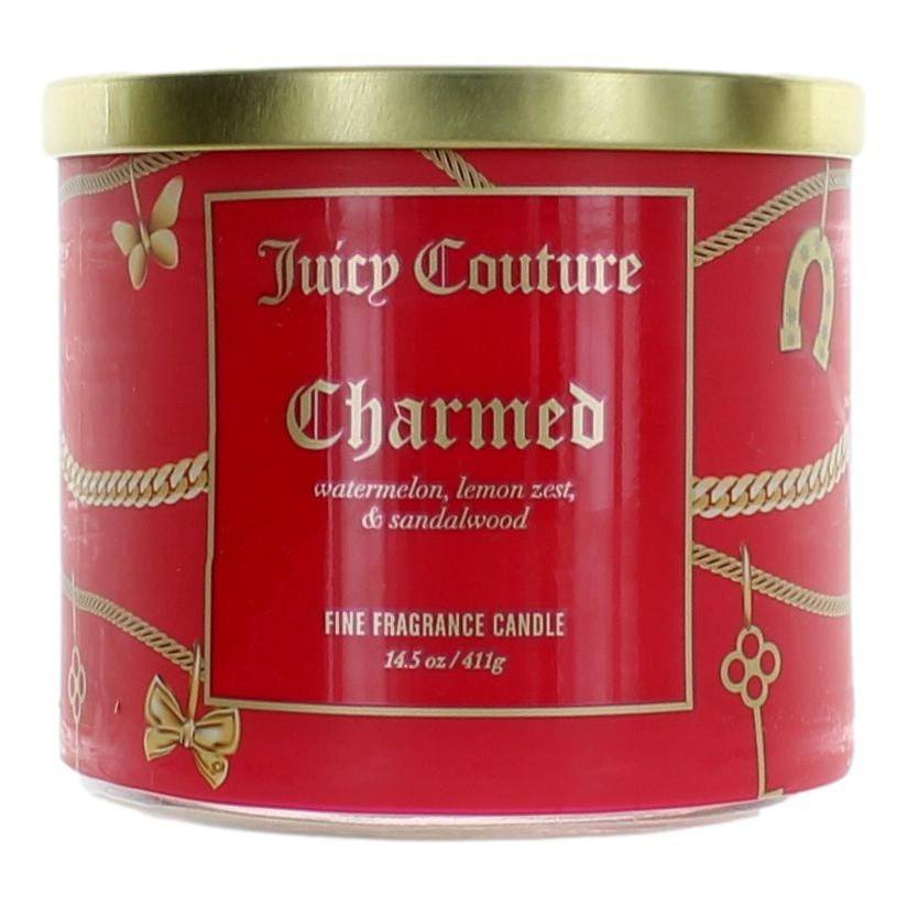 Juicy Couture 14.5 oz Soy Wax Blend 3 Wick Candle- Charmed - OleBella