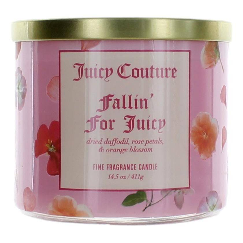 Juicy Couture 14.5 oz Soy Wax Blend 3 Wick Candle- Fallin' For Juicy - OleBella