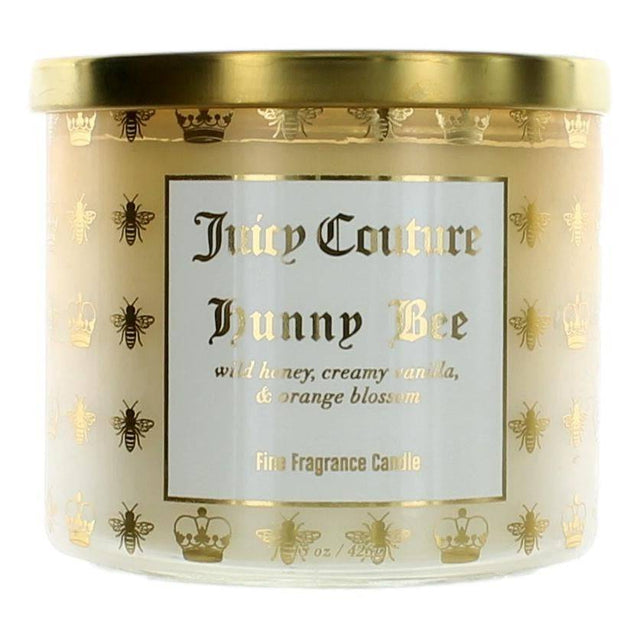 Juicy Couture 14.5 oz Soy Wax Blend 3 Wick Candle- Hunny Bee - OleBella
