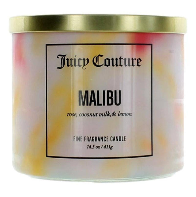 Juicy Couture 14.5 oz Soy Wax Blend 3 Wick Candle- Malibu - OleBella