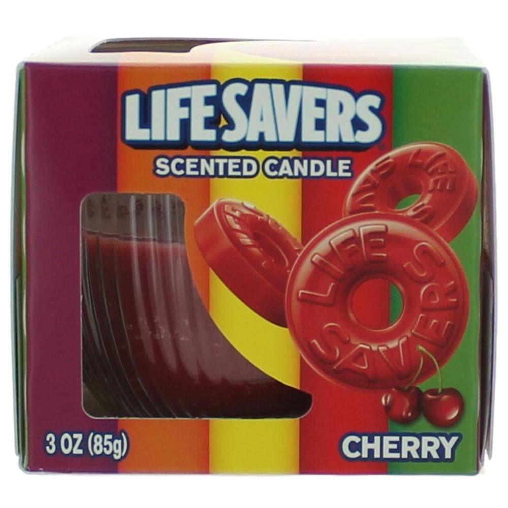 Life Savers Scented Candle 3 oz Jar - Cherry - OleBella