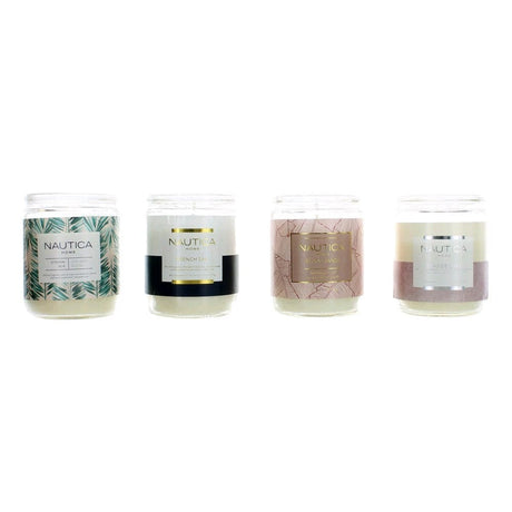 Nautica Warm Seas Collection by Nautica, 4 Piece Candle Set - Multi - OleBella