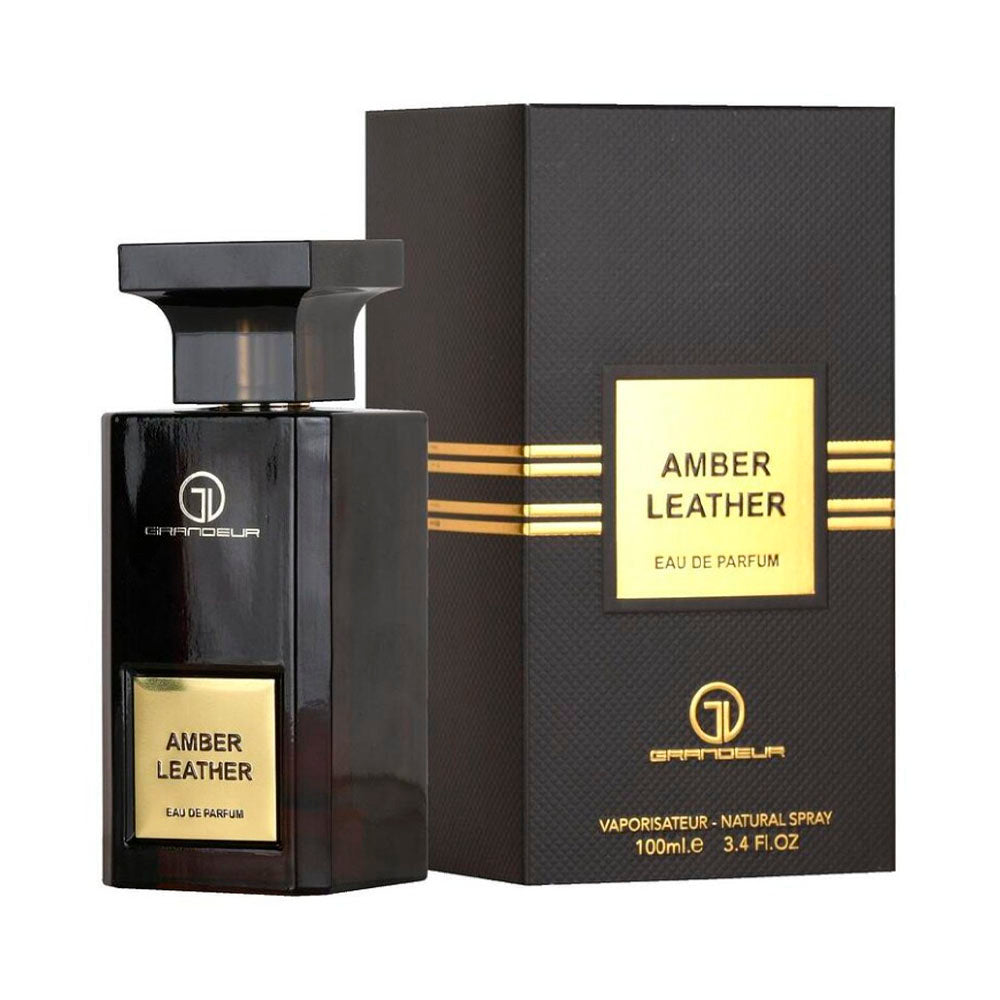 Grandeur Amber Leather, 3.4 oz / 100 ml by Grandeur