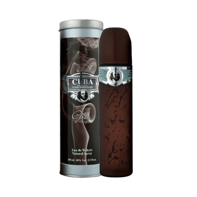 Cuba Grey EDT, 3.4 oz / 100 ml by Cuba