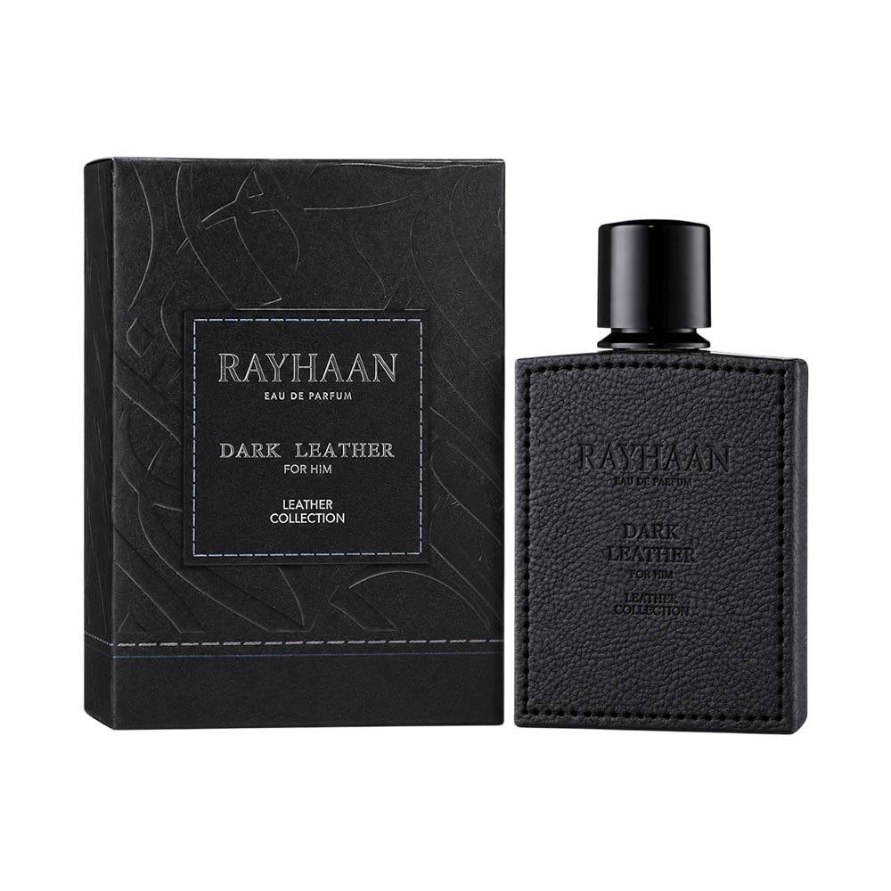 Rayhaan Dark Leather Him EDP, 3.4 oz / 100 ml by Rayhaan