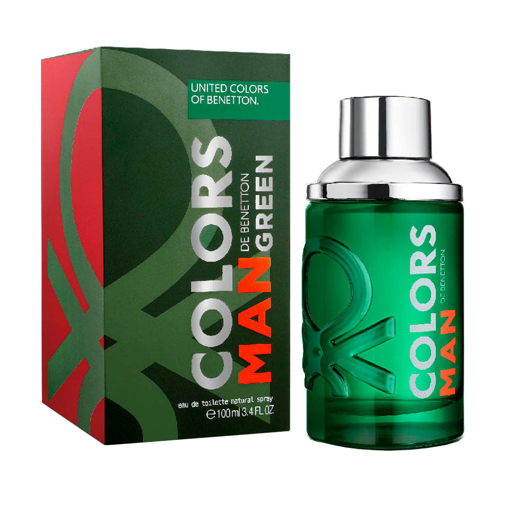 Benetton Colors Man Green EDT, 3.4 oz / 100 ml by Benetton