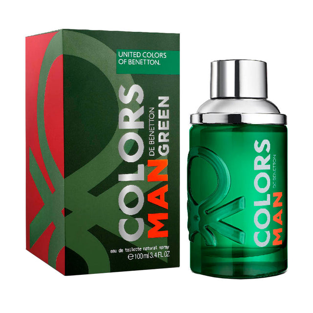 Benetton Colors Man Green EDT, 3.4 oz / 100 ml by Benetton