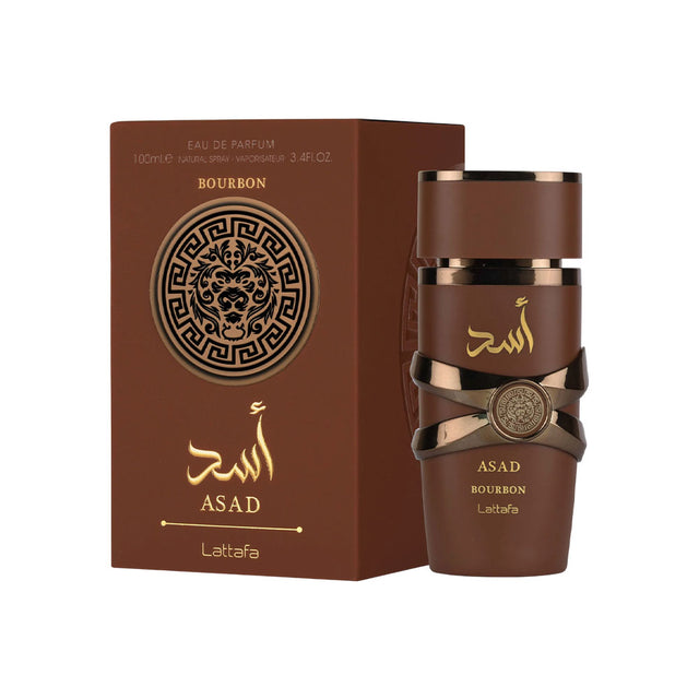 Lattafa Asad Bourbon EDP, 3.4 oz / 100 ml by Lattafa