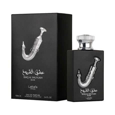 Lattafa Ishq Shuyukh Silver EDP, 3.4 oz / 100 ml by Lattafa