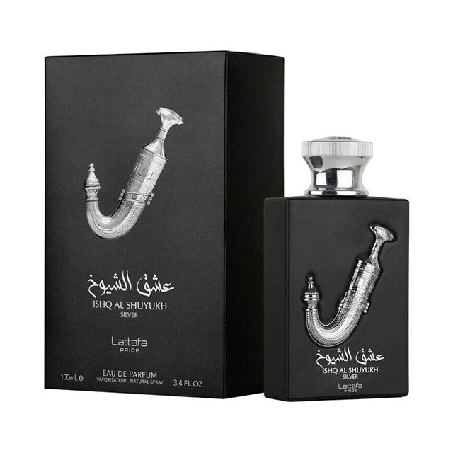 Lattafa Ishq Shuyukh Silver EDP, 3.4 oz / 100 ml by Lattafa