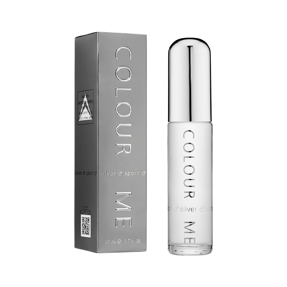 Colour Me Silver Sport Men EDP, 1.7 oz / 50 ml by Colour