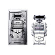 Lovali Robot Revolution Silver EDP, 3.4 oz / 100 ml by Lovali