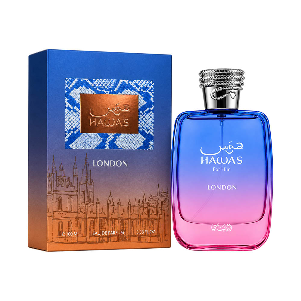 Rasasi Hawas London EDP, 3.4 oz / 100 ml by Rasasi