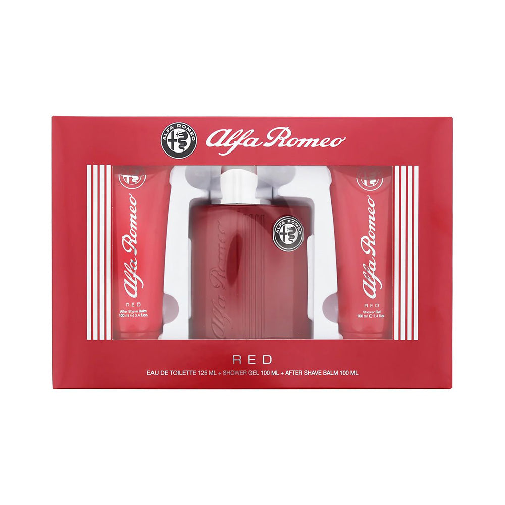 Kit Perfume Lamborghini Alfa Romeo Red EDT 3 Piezas by Kit