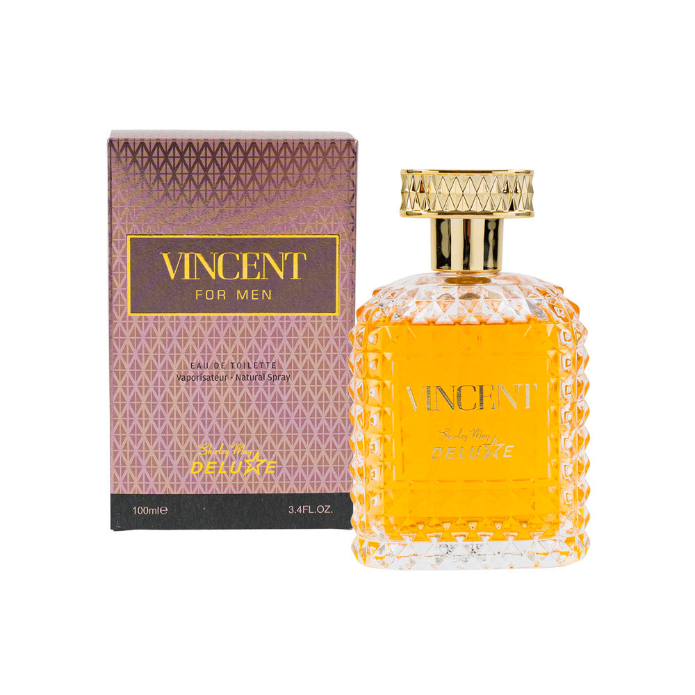 Shirley May Deluxe Vicent for Men EDT, 3.4 oz / 100 ml by Shirley