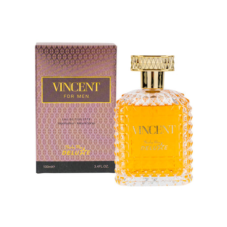 Shirley May Deluxe Vicent for Men EDT, 3.4 oz / 100 ml by Shirley