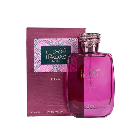 Rasasi Hawas Diva EDP, 3.4 oz / 100 ml by Rasasi