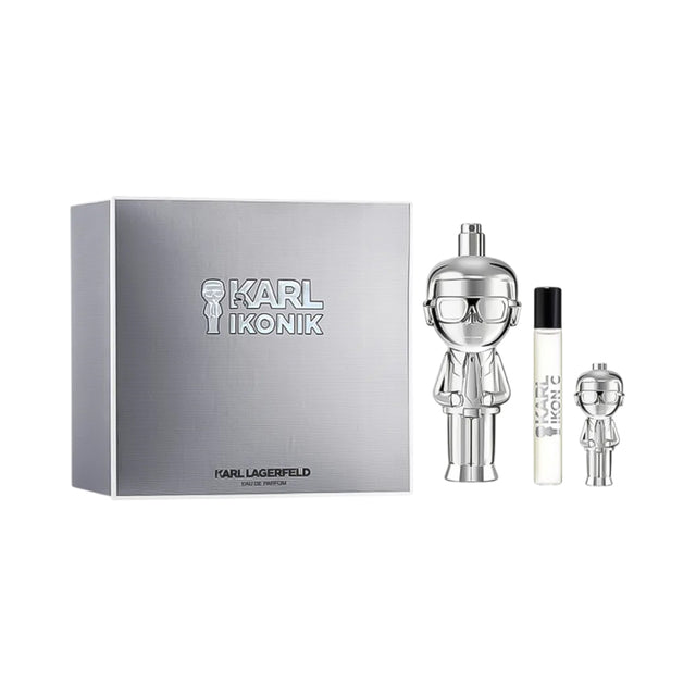 Kit Perfume Karl Lagerfeld Ikonik Man EDP 3 Piezas by Kit