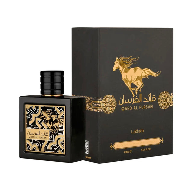 Lattafa Qaed Al Fursan Black EDP, 3.0 oz / 90 ml by Lattafa