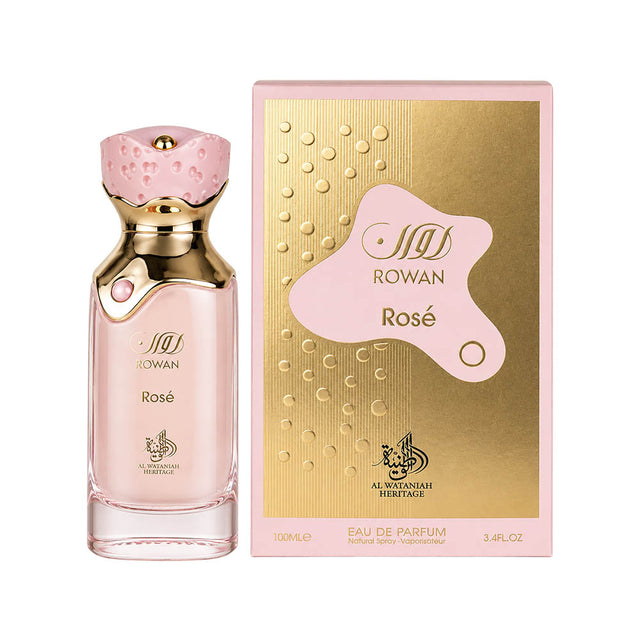 Al Wataniah Rowan Rose EDP, 3.4 oz / 100 ml by Al Wataniah