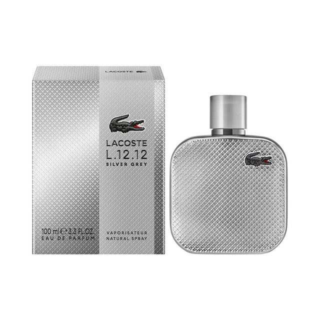 Lacoste L.12.12 Silver Grey EDP, 3.4 oz / 100 ml by Lacoste