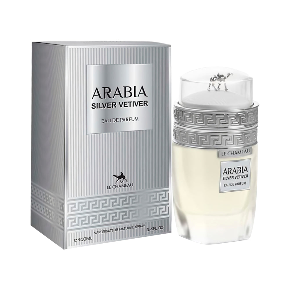Le Chameau Arabia Silver Vetiver EDP, 3.4 oz / 100 ml by Le